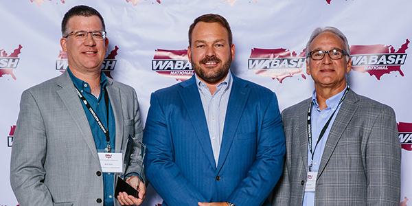 Wabash, Platinum Award, Suppliers, Annual Conference, Brian Senn, Graig Hinke, Powerbrace, Brent Yeagy, Door Securement, Lockrod, Truck Hardware