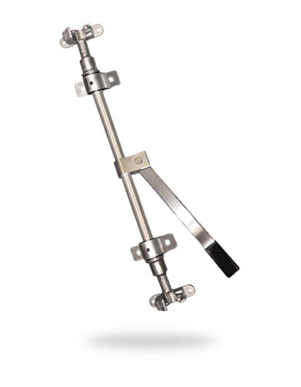 complete lockrod with mounting hardware