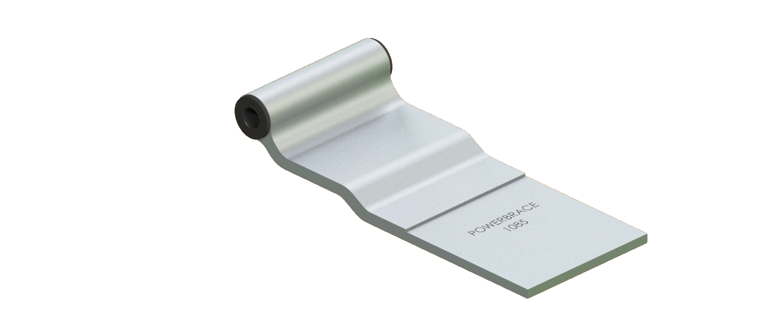 aluminum no hole hinge