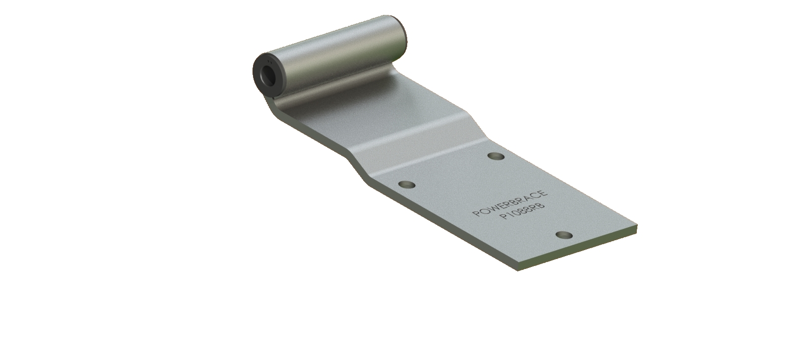 3 hole galvanized hinge