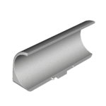 plastic half bushing for guide plate