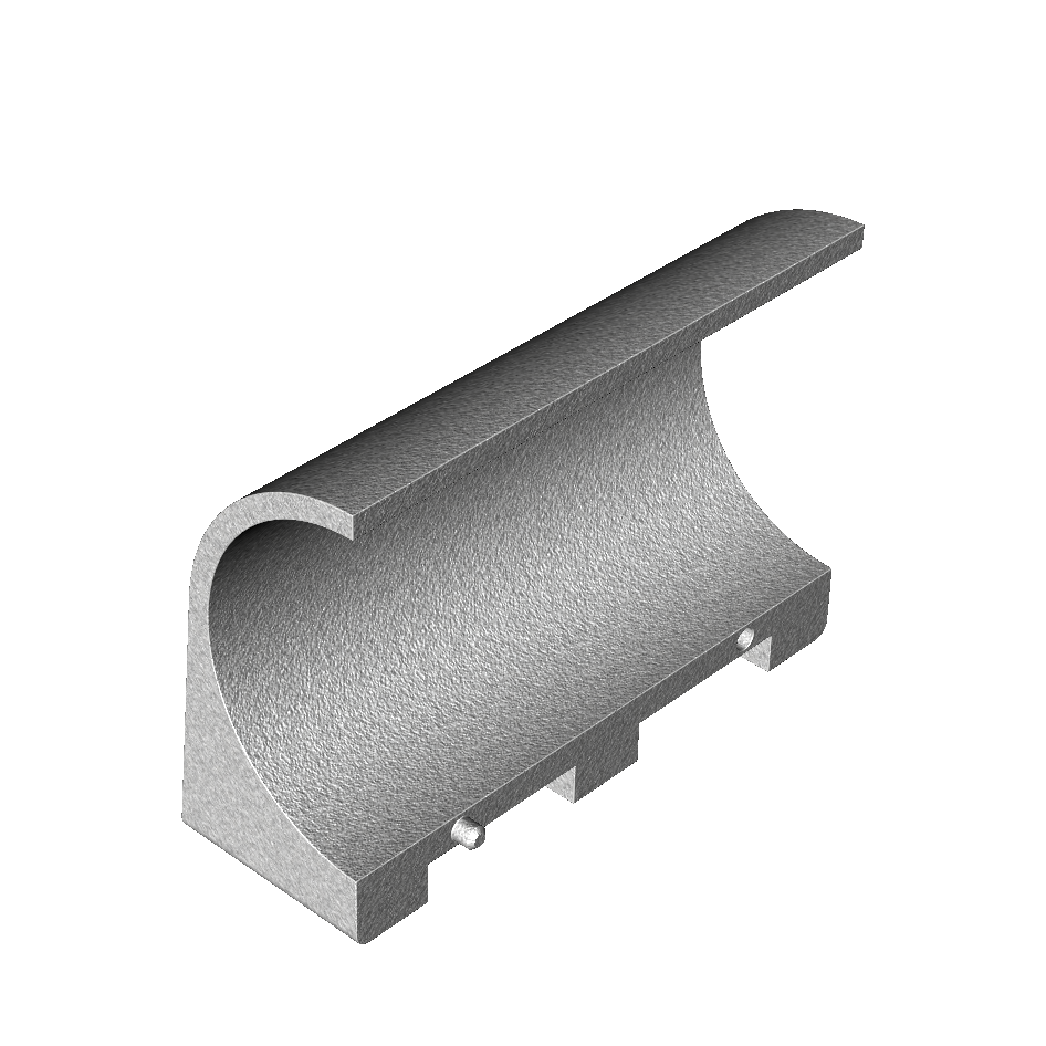 guide plate half bushing