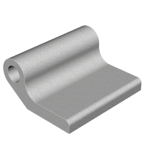 aluminum butt for compression latch