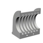 plastic half bushing