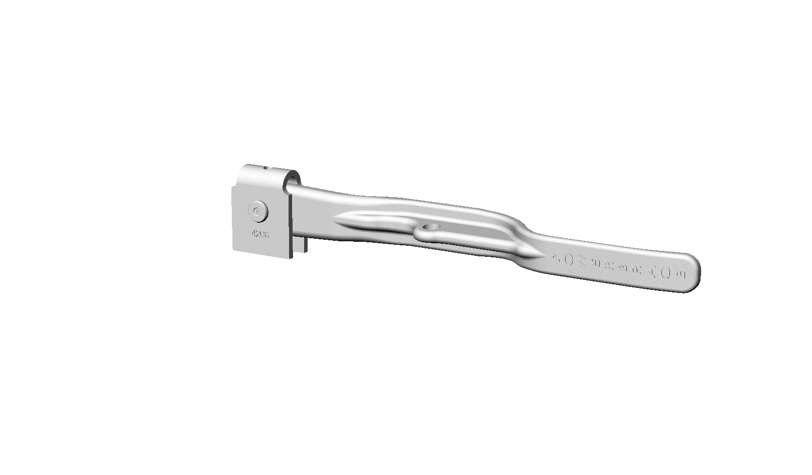 galvanized lever assembly