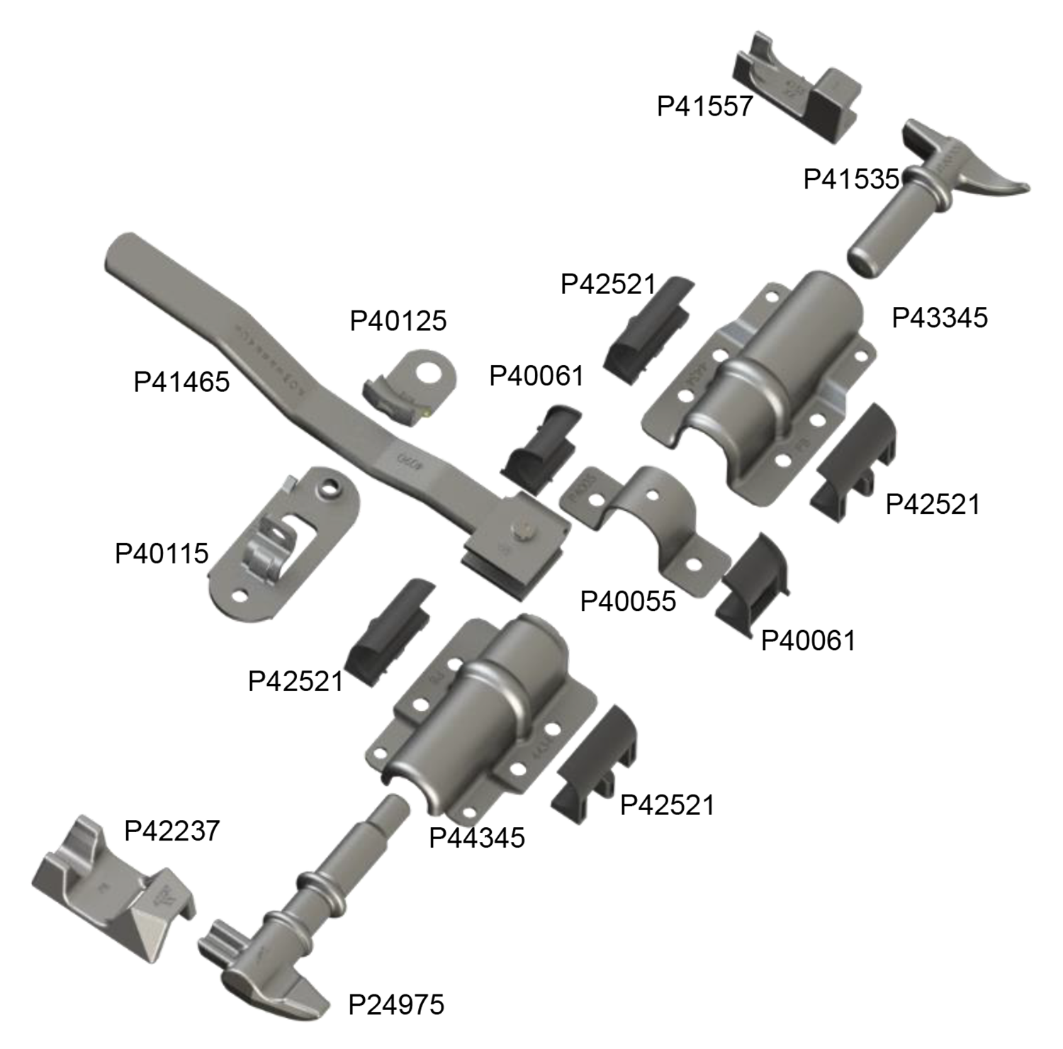 P51355 kit to build your own lockrod minus tubing